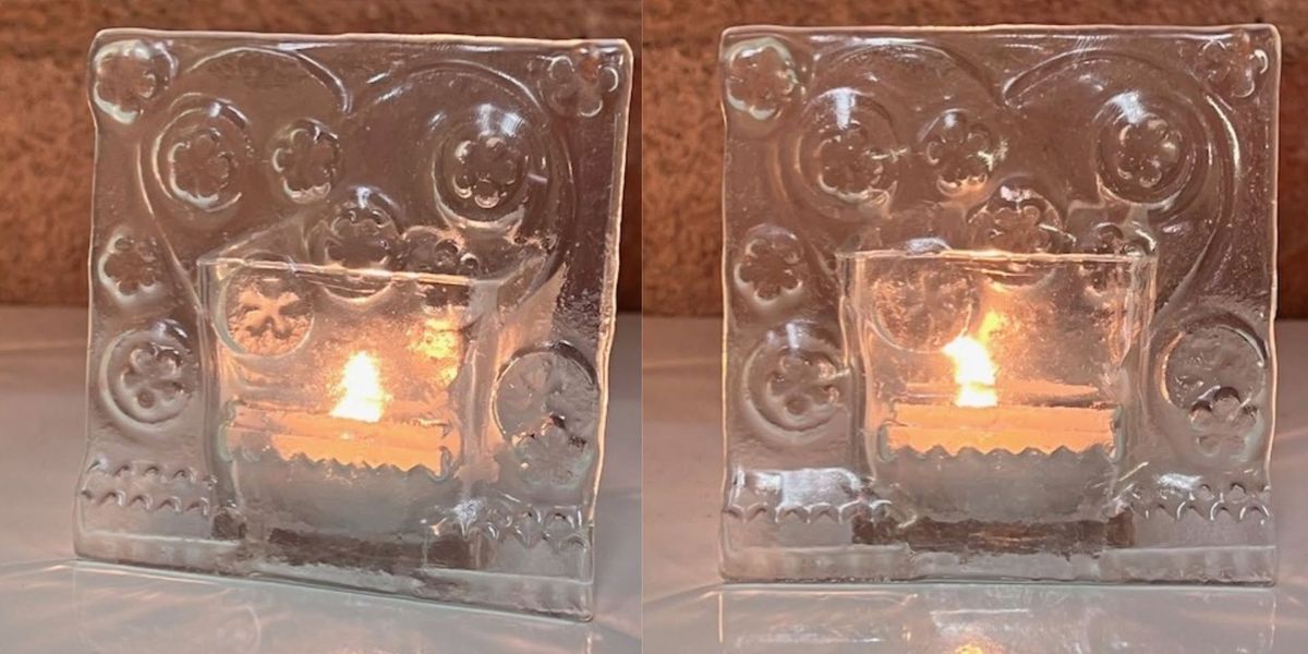 Embossed Glass Tea Light Workshop