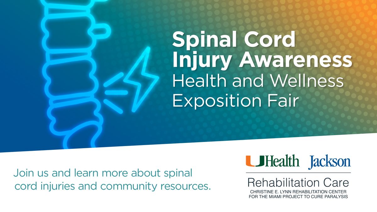 Spinal Cord Injury Awareness - Health and Wellness Exposition Fair