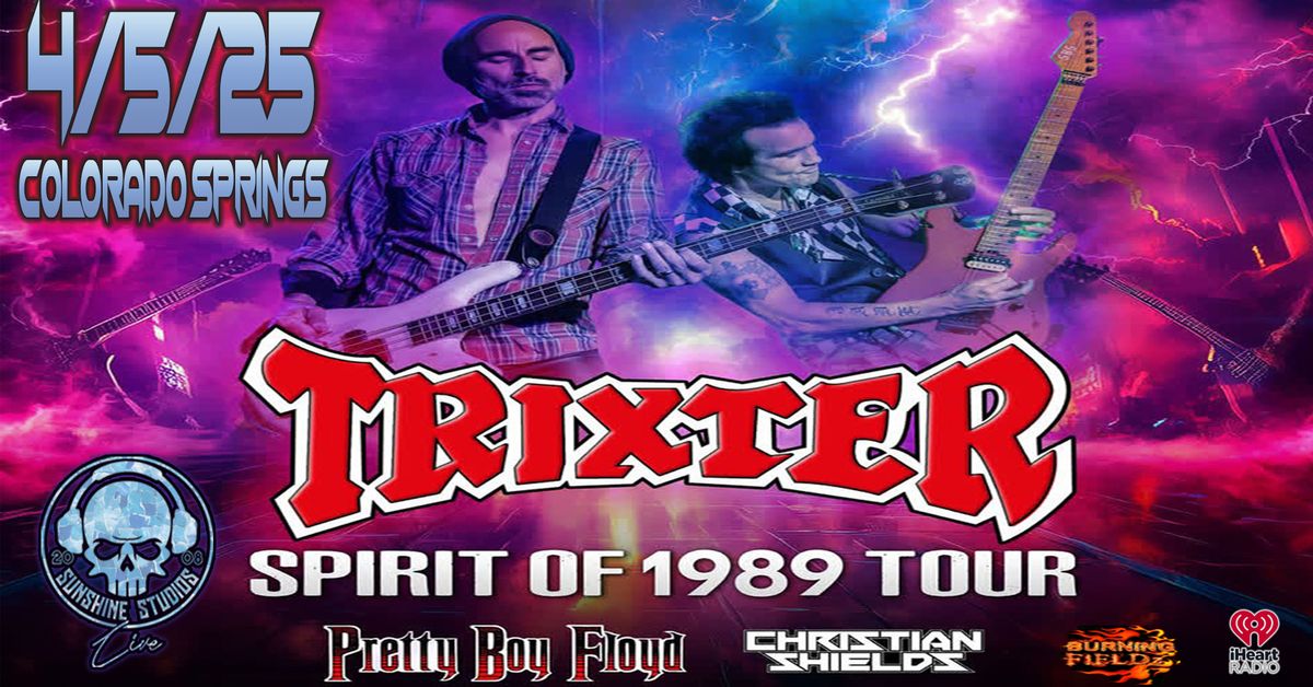 Trixter Spirit of 1989 Tour with Pretty Boy Floyd & Christian Shields LIVE at Sunshine Studios KBPI 