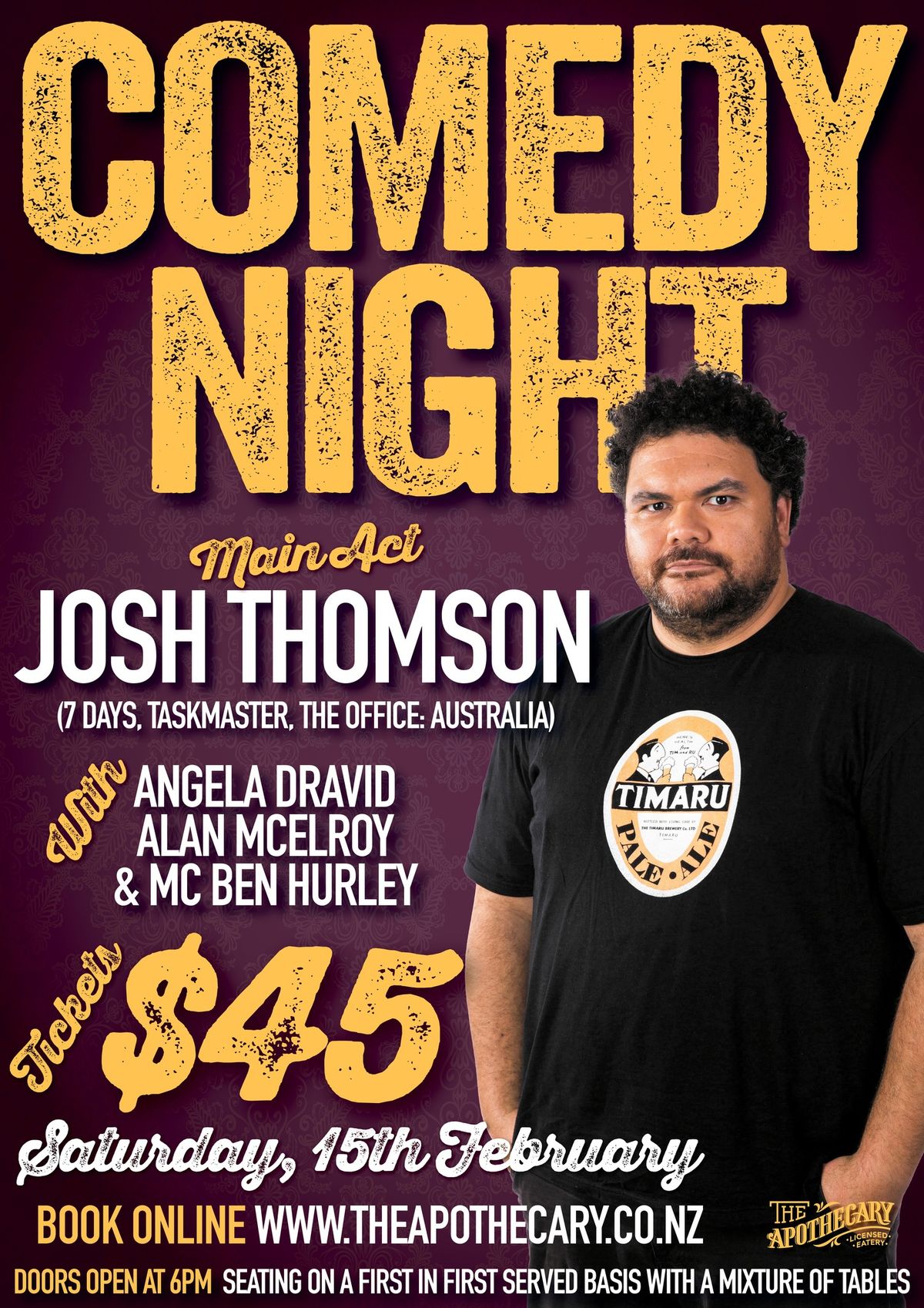 Comedy Night with Josh Thomson