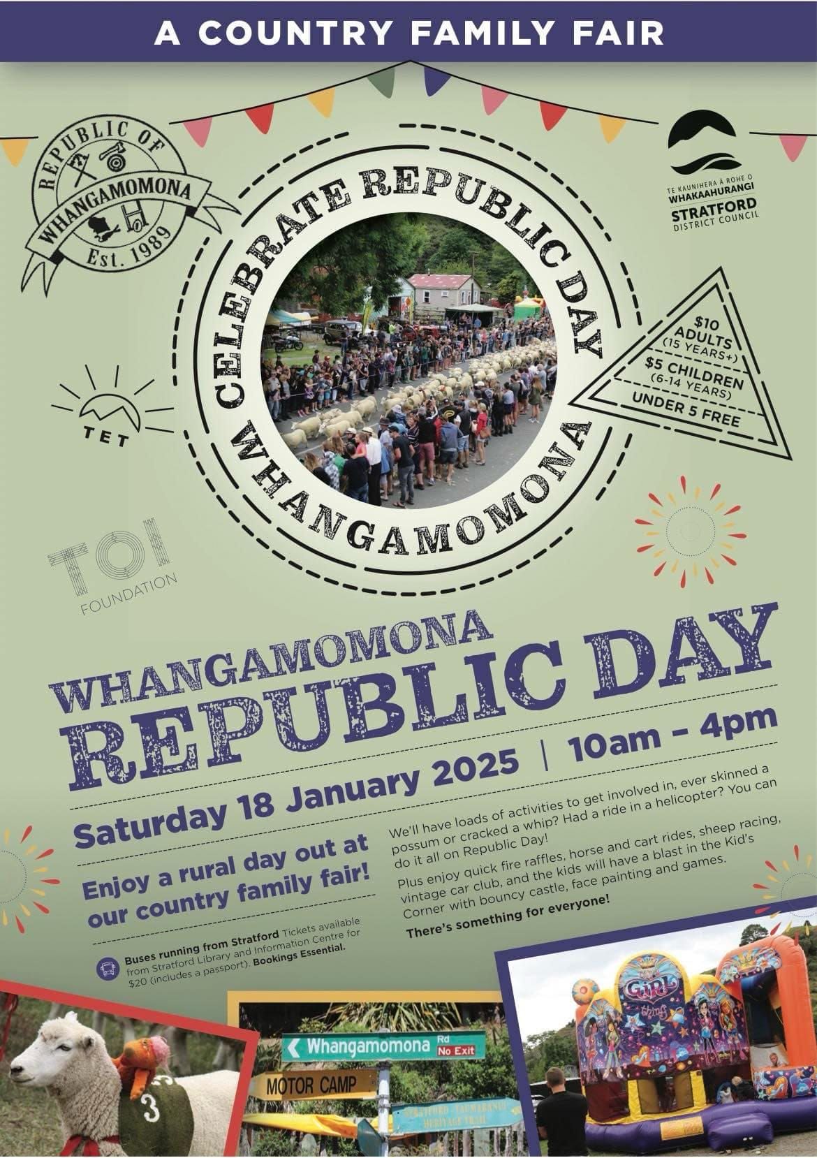 Whangamomona Republic Day 2025