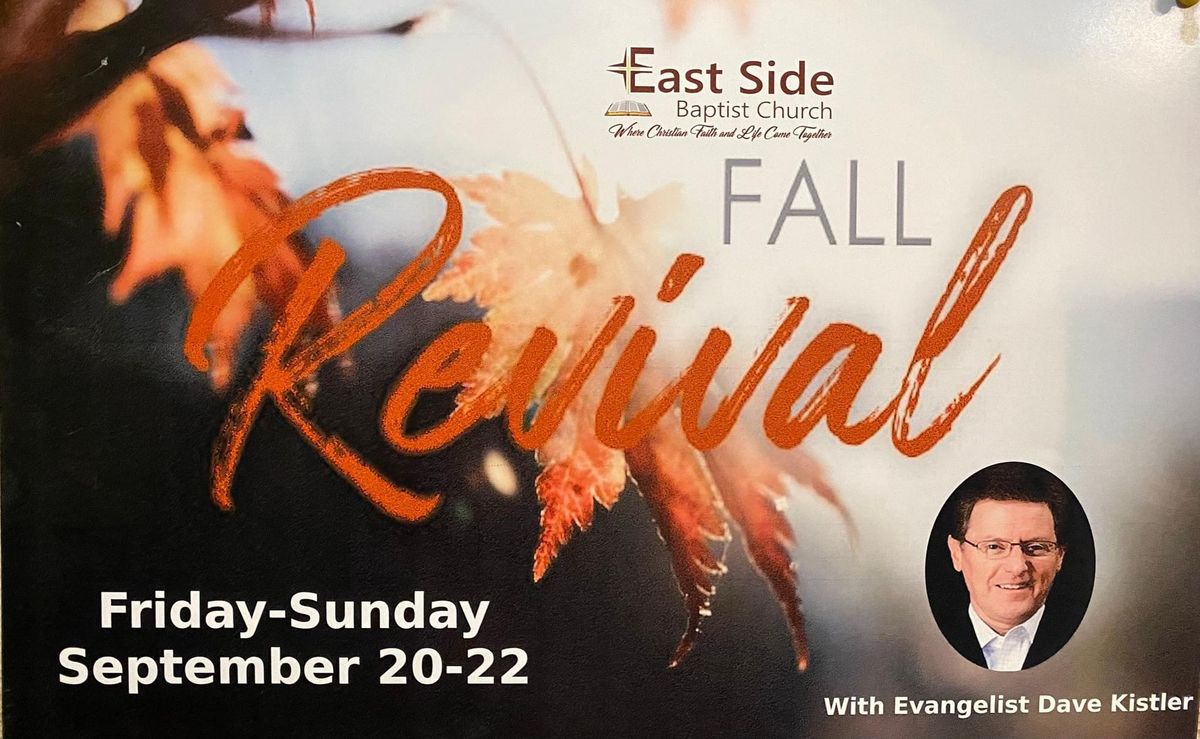 Fall Revival Service: Evangelist Dave Kistler