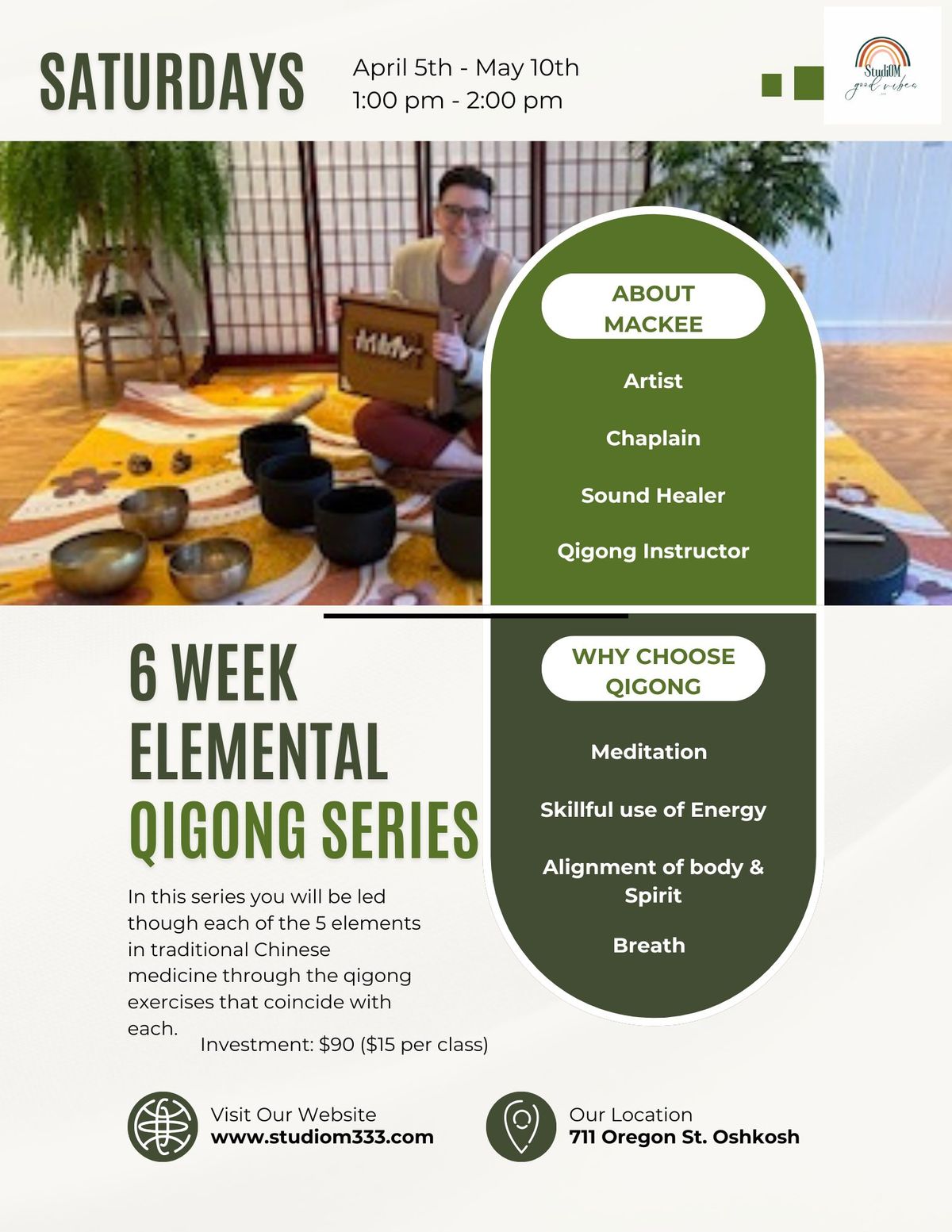 6-week Elemental Qigong Series