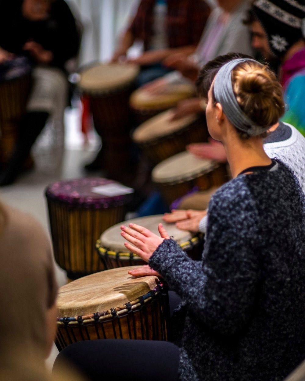 Monthly Drum Circle at Liverpool Art Center 