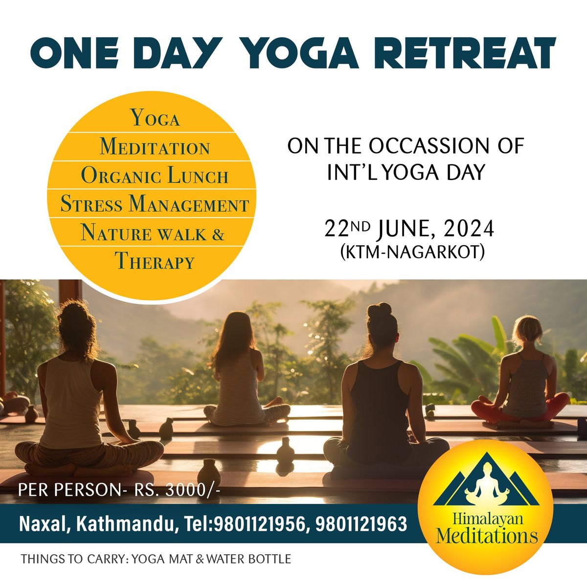 One day Yoga & Meditation Retreat