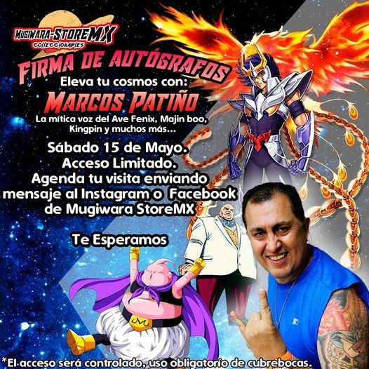 Firma De Autografos Marcos Patino Voz De Ikki Majin Boo Y Mugiwara Storemx Naucalpan 22 May 21 Firma De Autografos Marcos Patino Voz De Ikki Majin Boo Y Mugiwara Storemx Naucalpan 22 May 21