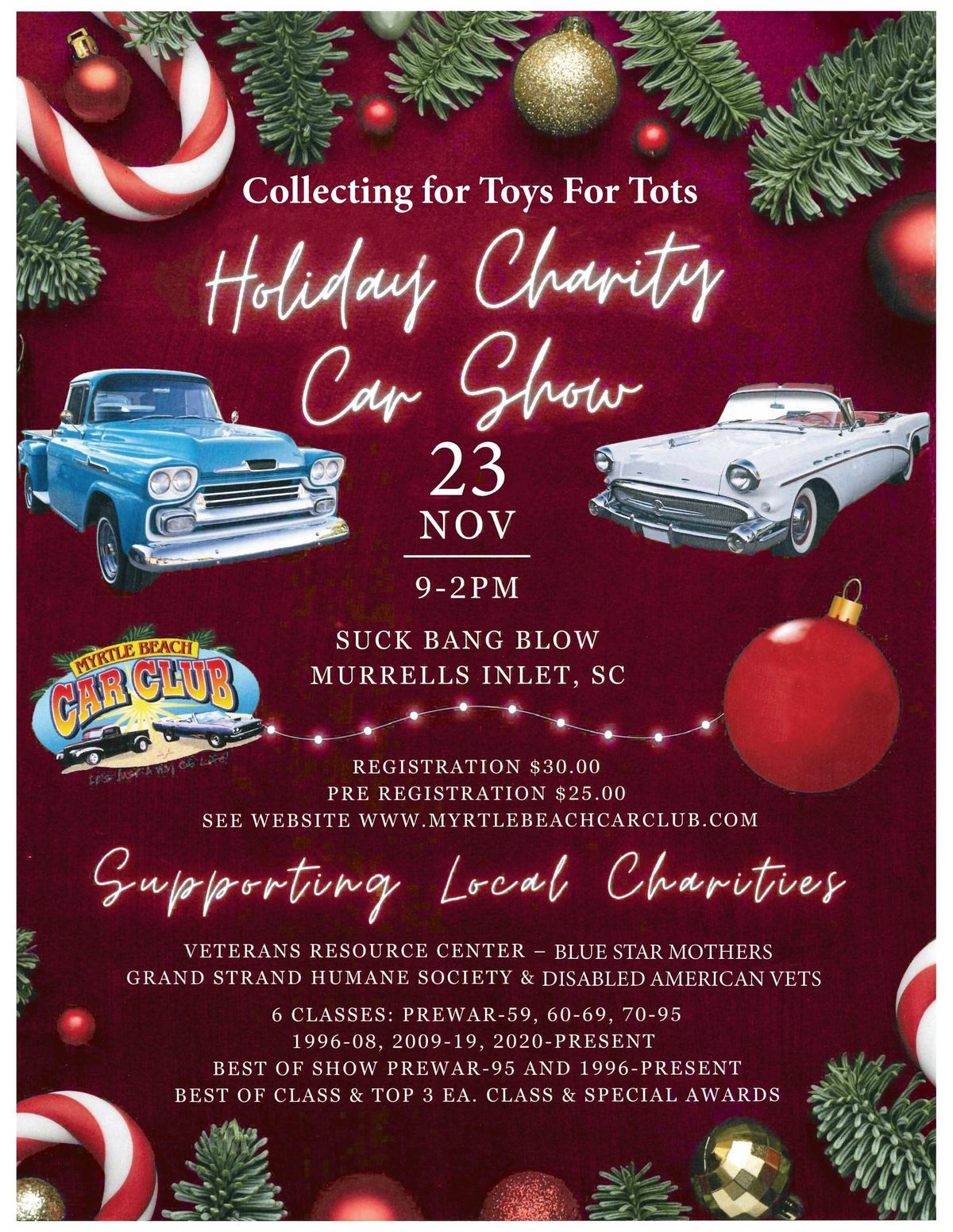 Holiday Charity Car Show 