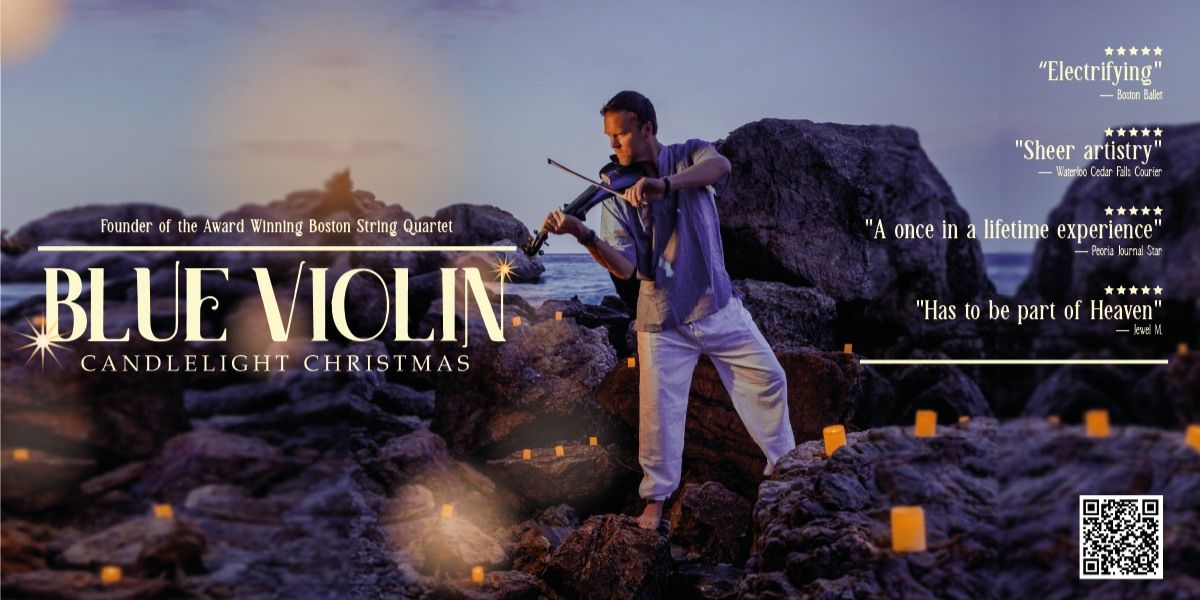 Blue Violin Candlelight Christmas