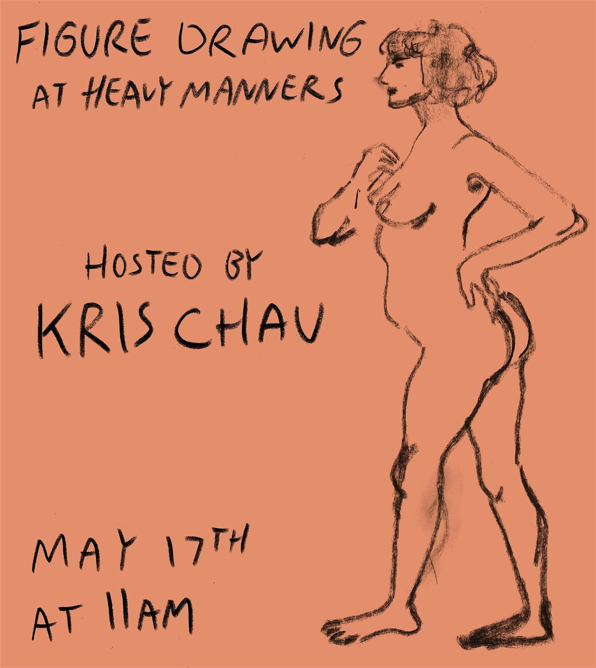 Figure Drawing at Heavy Manners hosted by Kris Chau (5\/17)