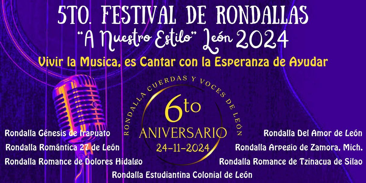 5to Festival de Rondallas "A Nuestro Estilo" Le\u00f3n 2024 