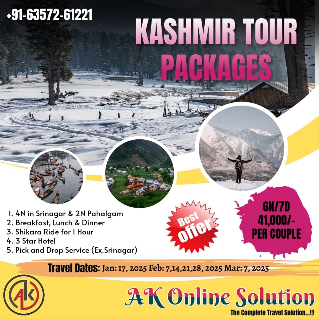 KASHMIR TOUR PACKAGES