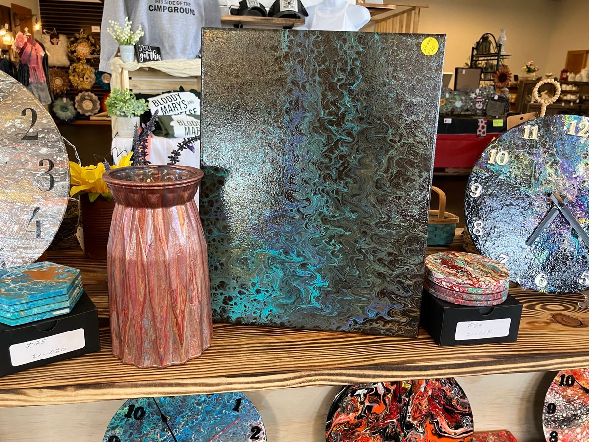 Acrylic Pour Workshop with Shereen's Artistry