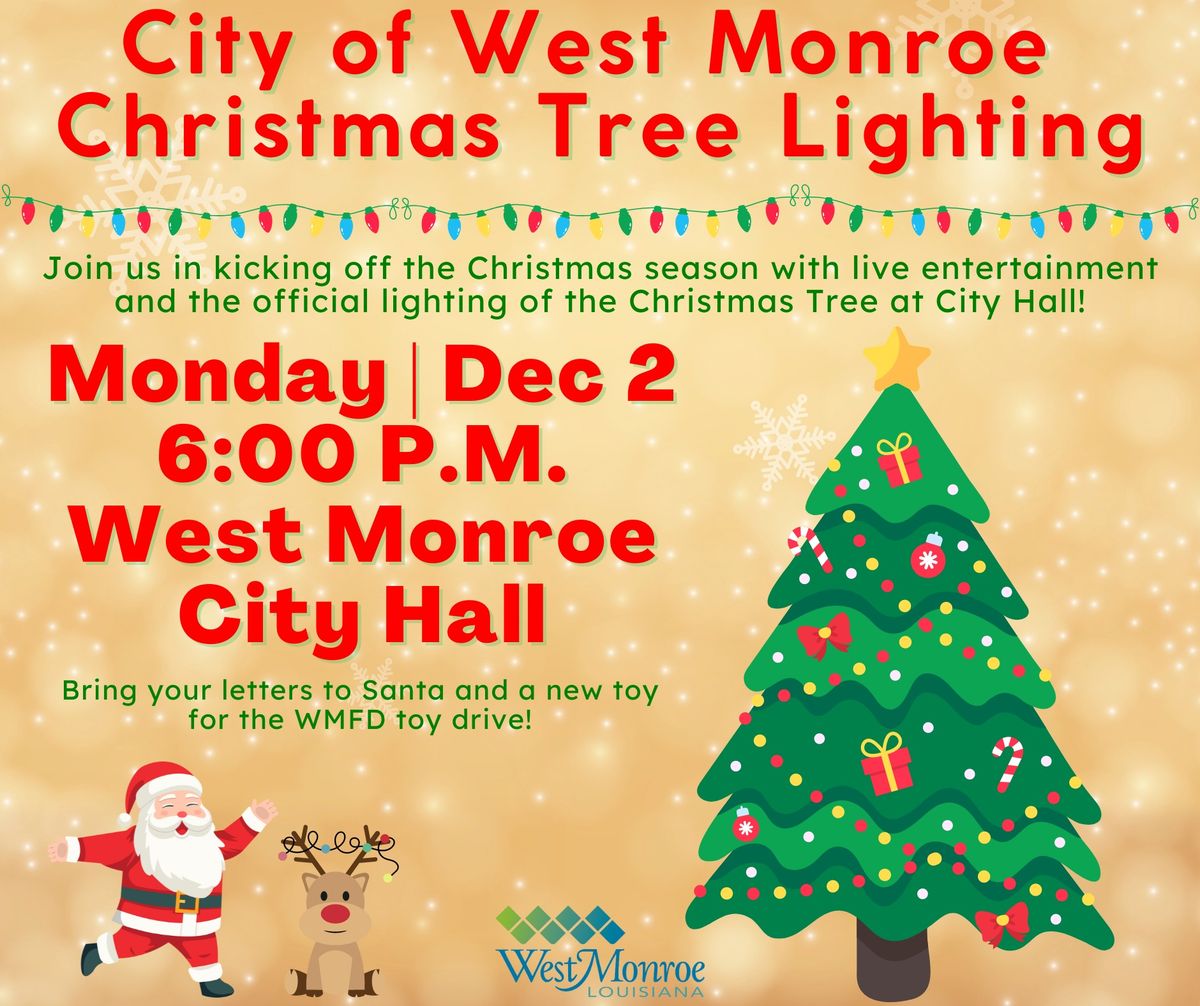 City of West Monroe Tree Lighting 