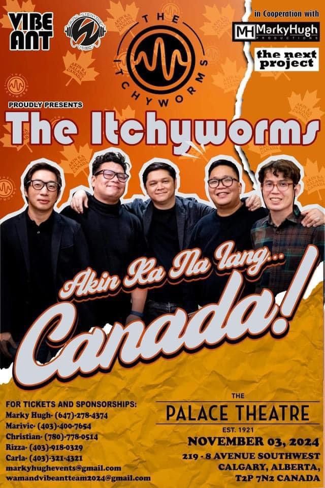 Akin Ka Na Lang\u2026 Calgary! The Itchyworms Canada Tour