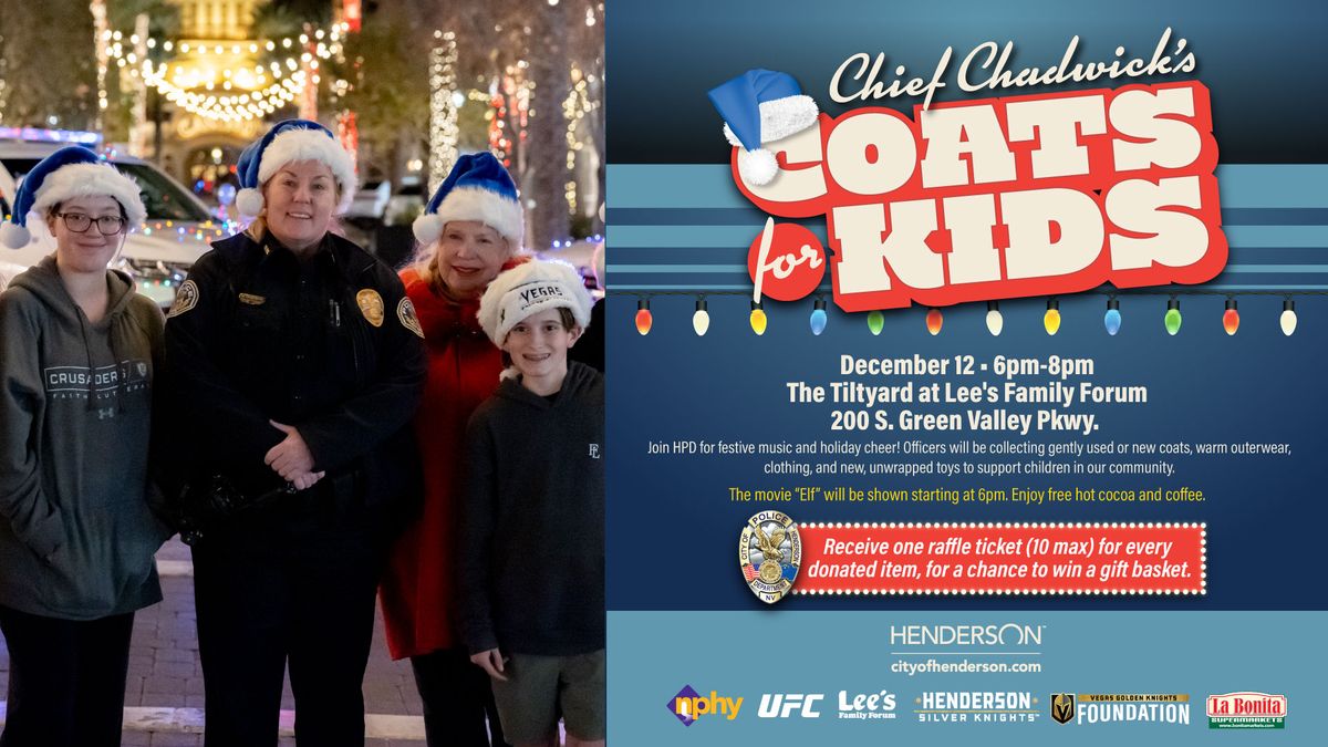 Chief Chadwick's Coats for Kids