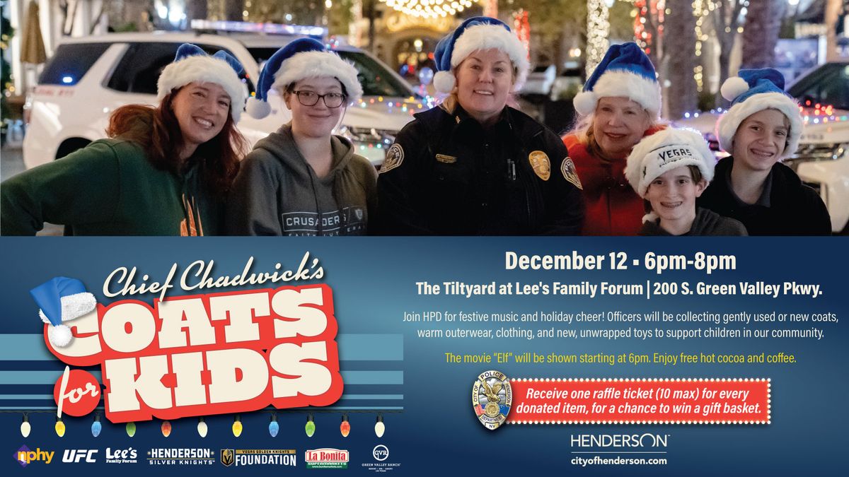 Chief Chadwick's Coats for Kids