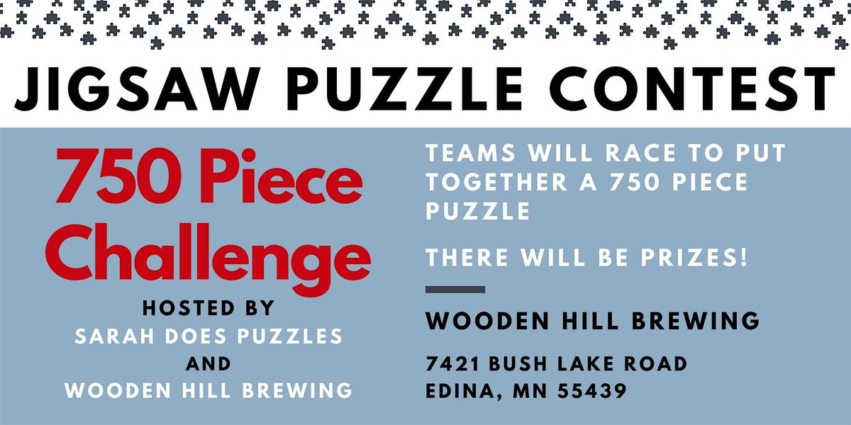 CHALLENGE Jigsaw Puzzle Contest at Wooden Hill Brewing - February 2026