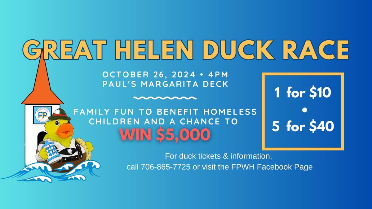 The Great Helen Duck Race