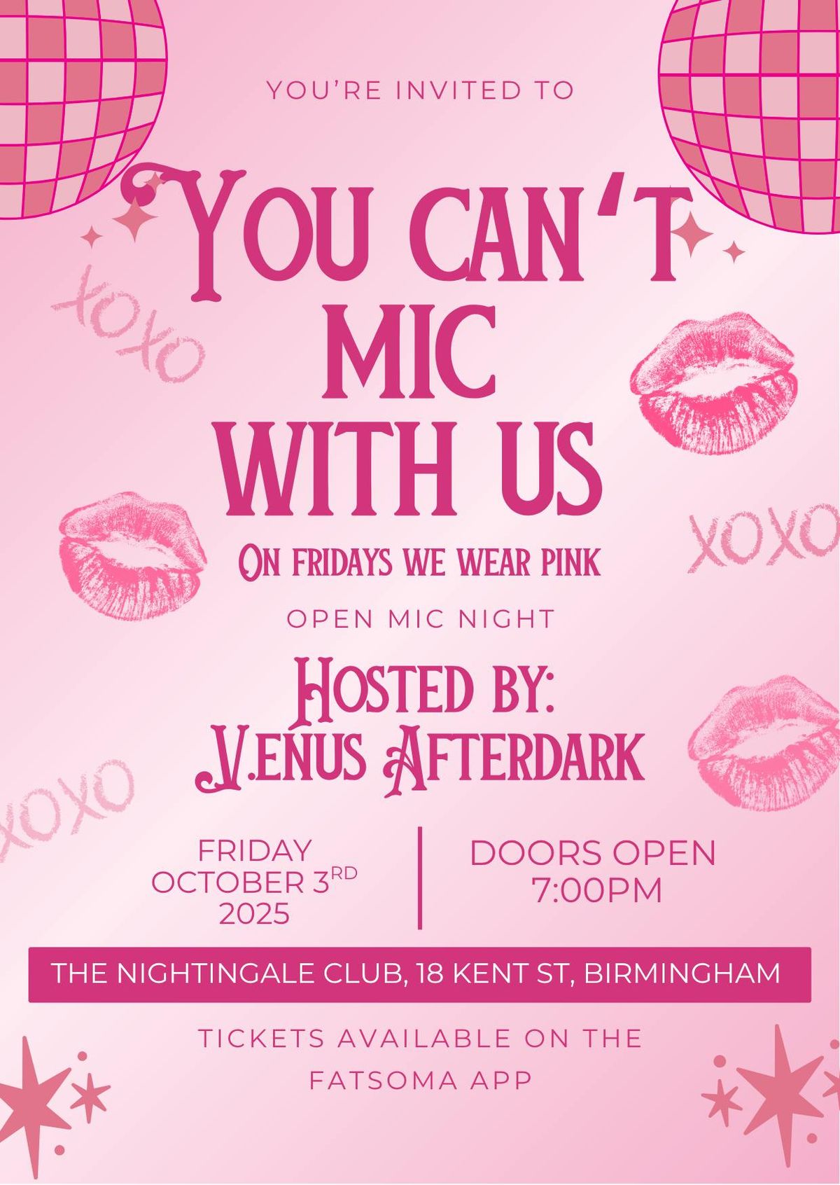 You Can't Mic With Us: Open Mic Night