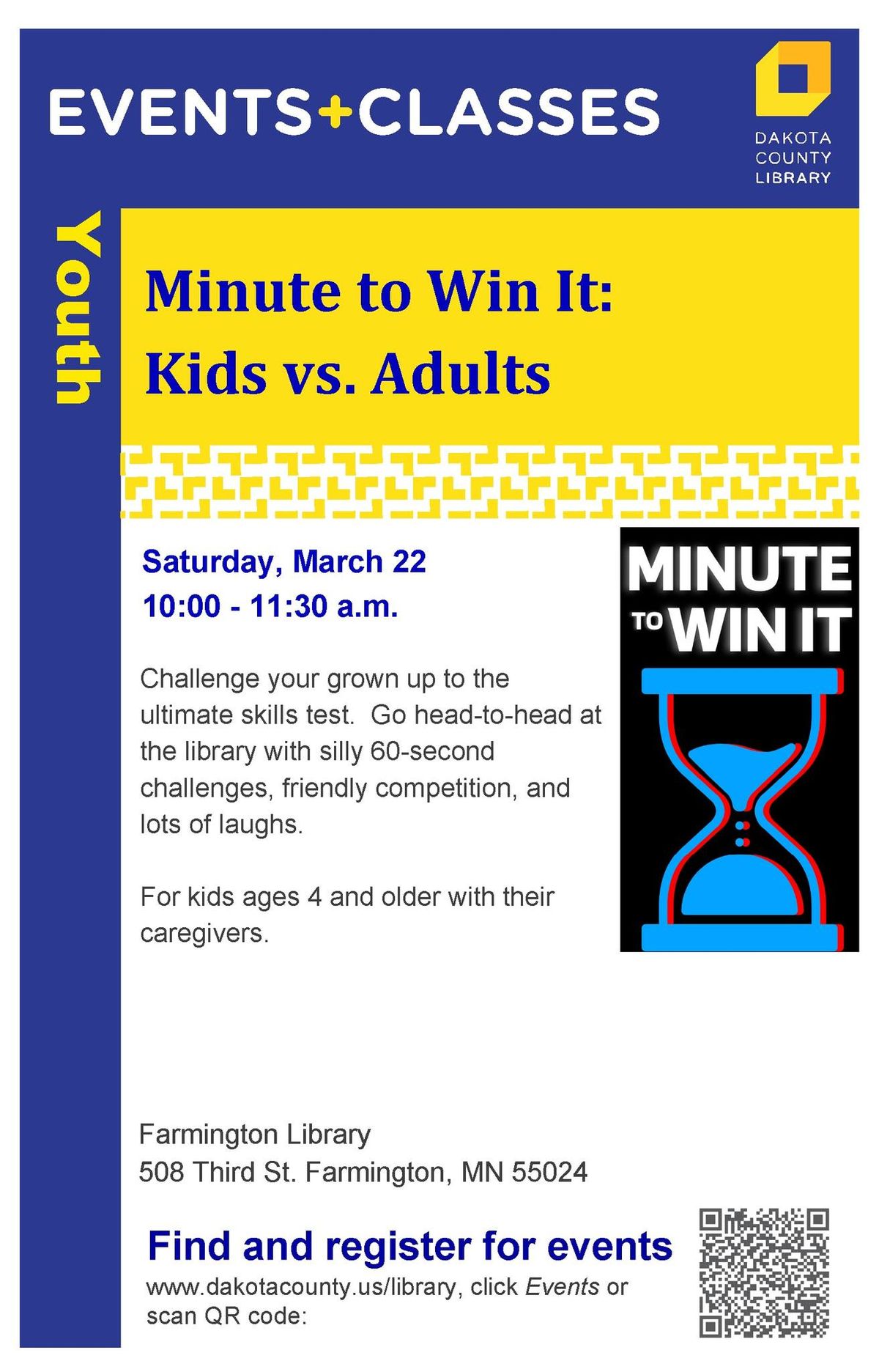 Minute to Win It: Kids vs. Adults