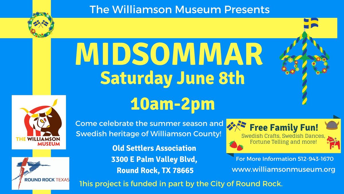 5th Annual Midsommar with The Williamson Museum 