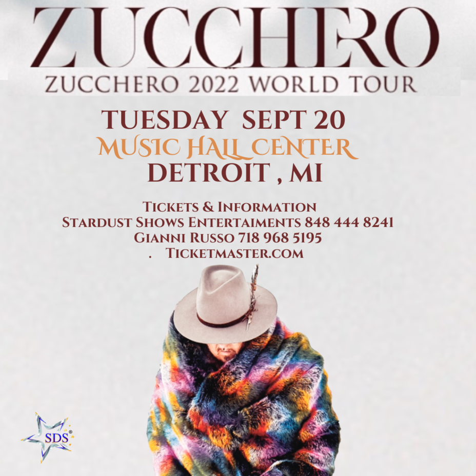 Zucchero at Balboa Theatre - San Diego