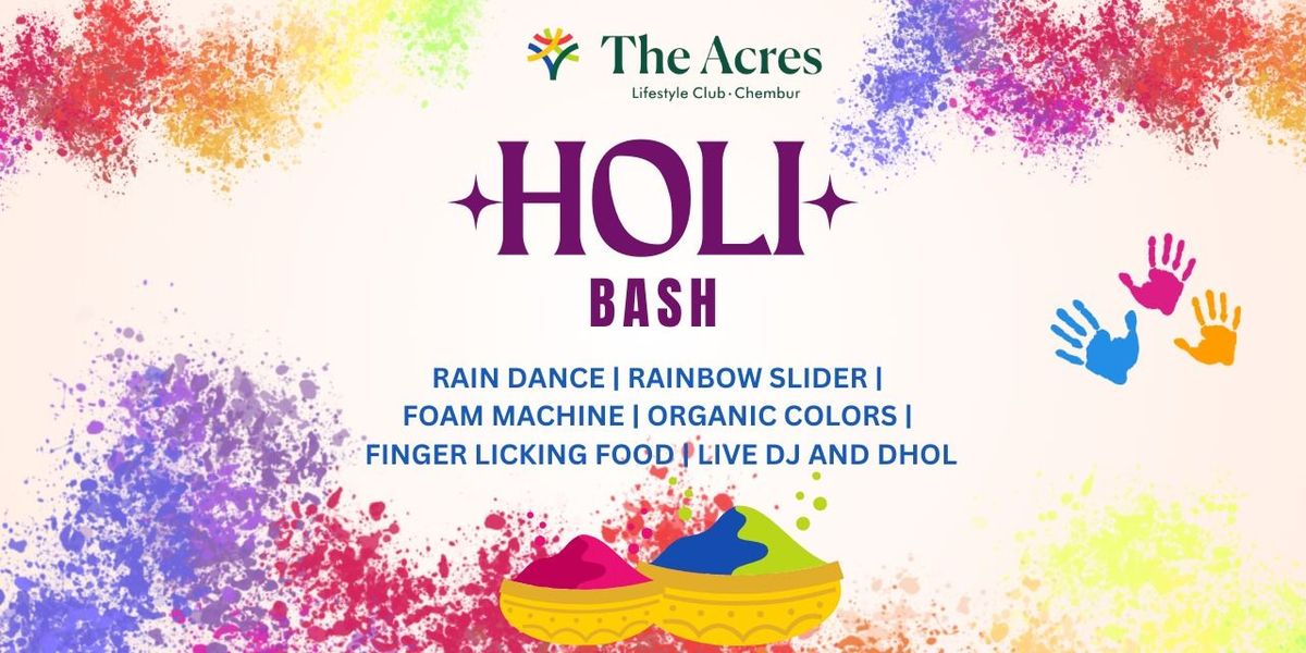 The Acres Club Holi Bash