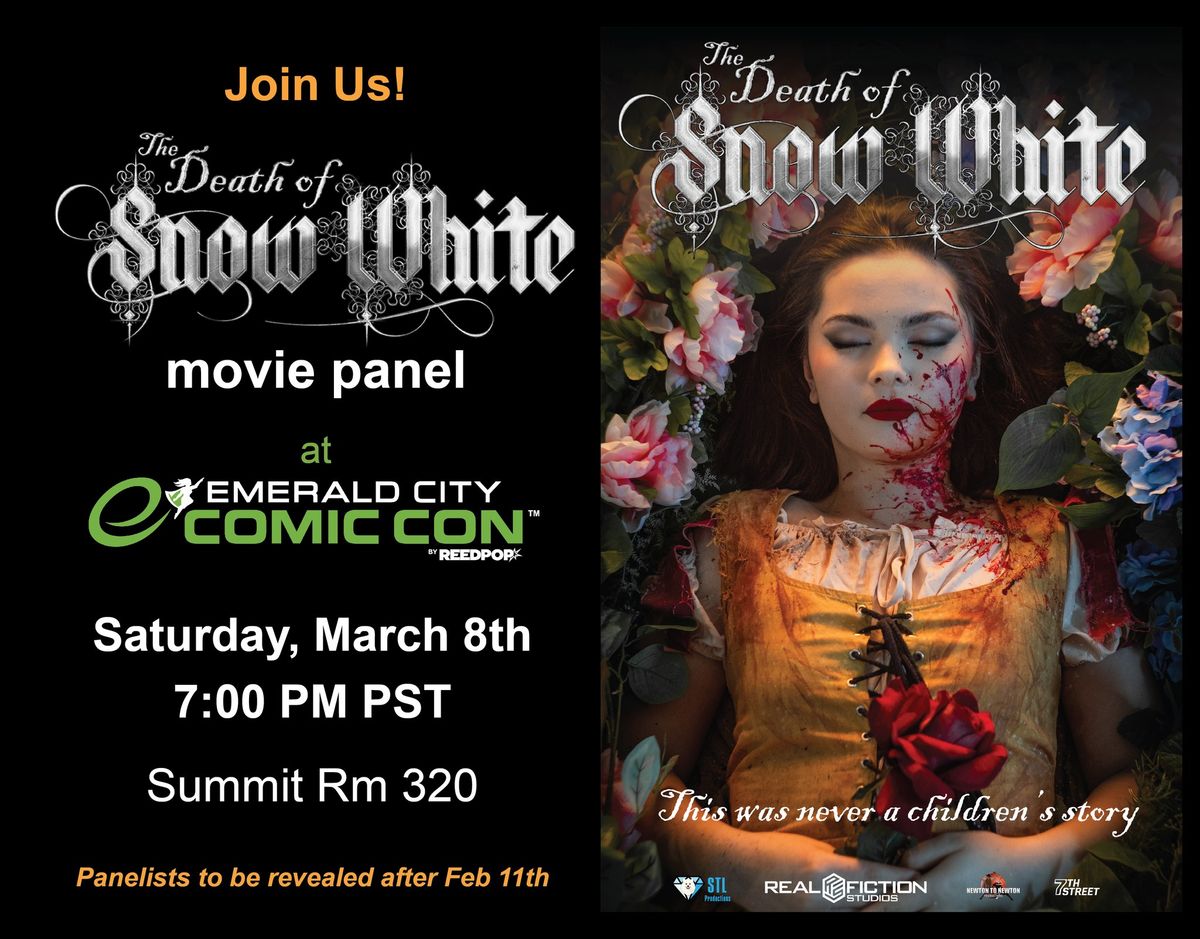 "The Death of Snow White" (2025) Cast and Crew panel at Emerald City Comic Con 2025