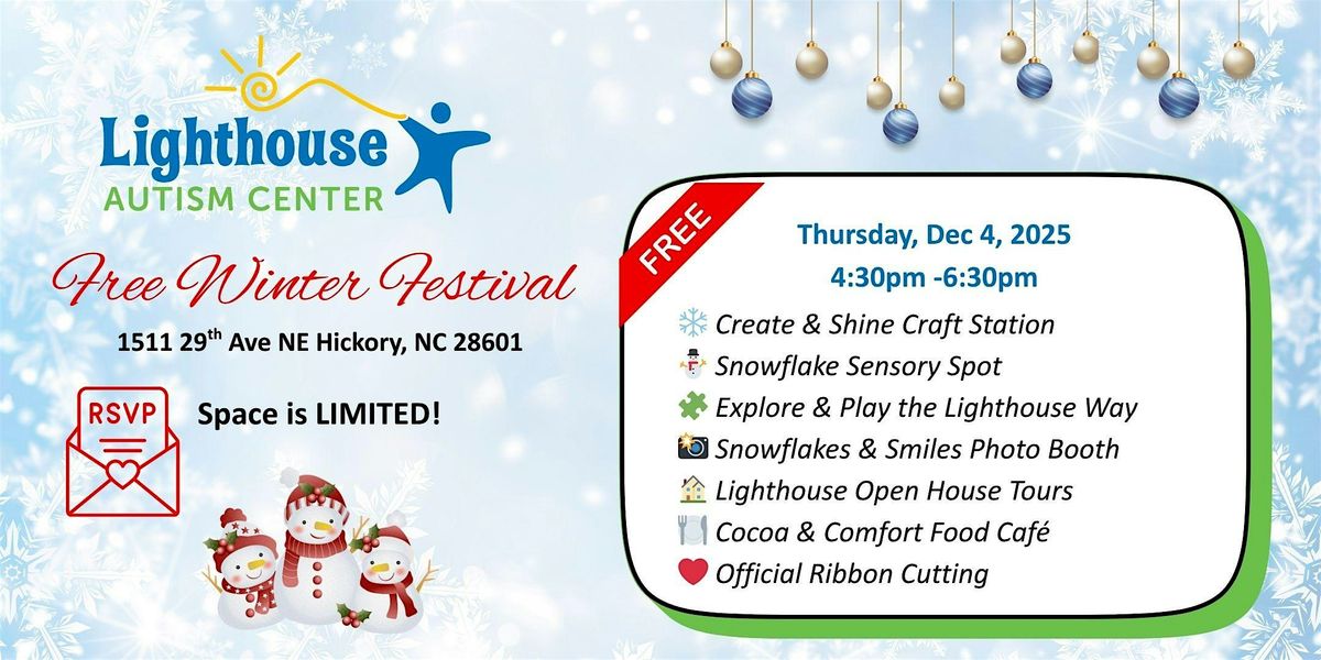 Lighthouse Autism Center Winter Festival - Hickory