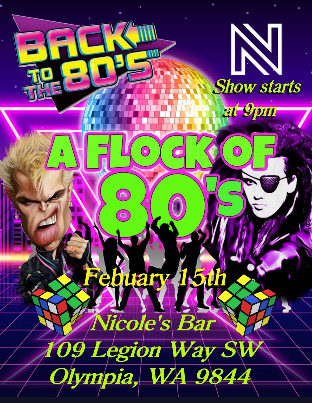  A Flock of 80s at Nicole's Bar