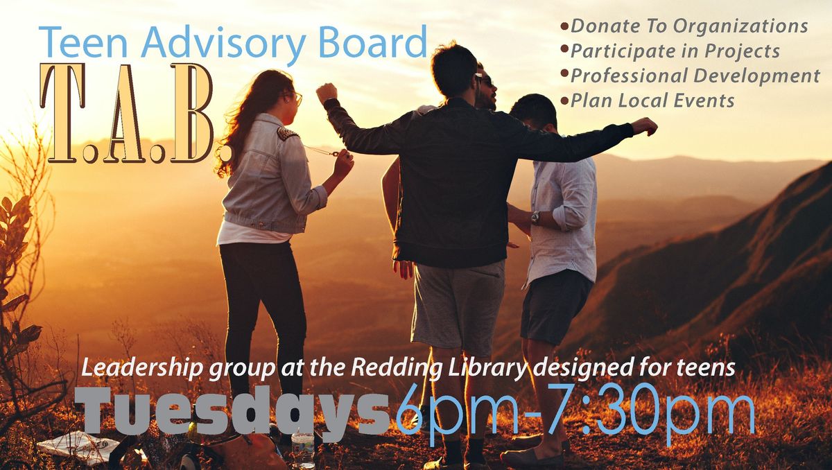 Teen Advisory Board at the Redding Library