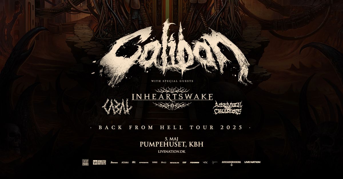 Caliban: Back From Hell Tour 2025 \/\/ Pumpehuset \/\/ 5. maj 2025