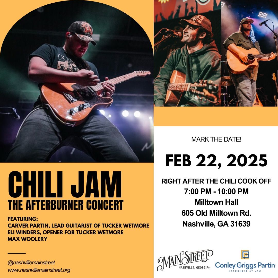 Chili Jam: The Afterburner Concert