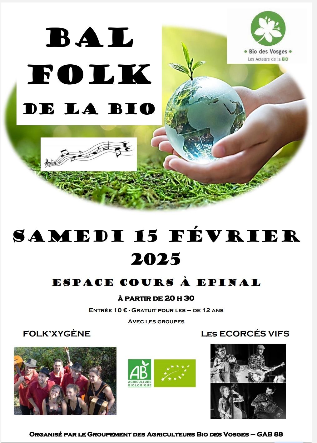 BAL FOLK DE LA BIO avec Folk'xyg\u00e8ne et les Ecorc\u00e9s VIFS