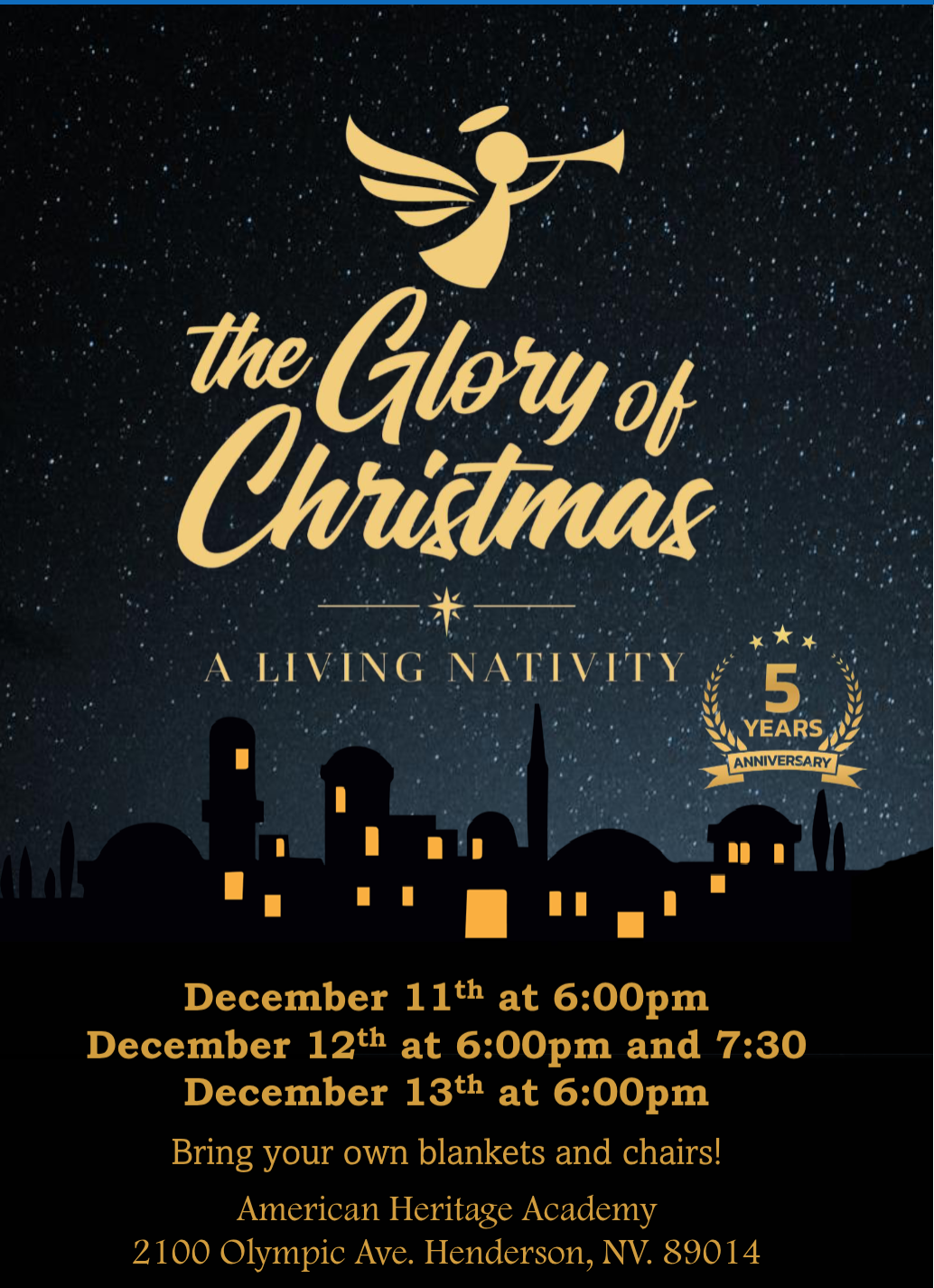 The Glory of Christmas, A Living Nativity