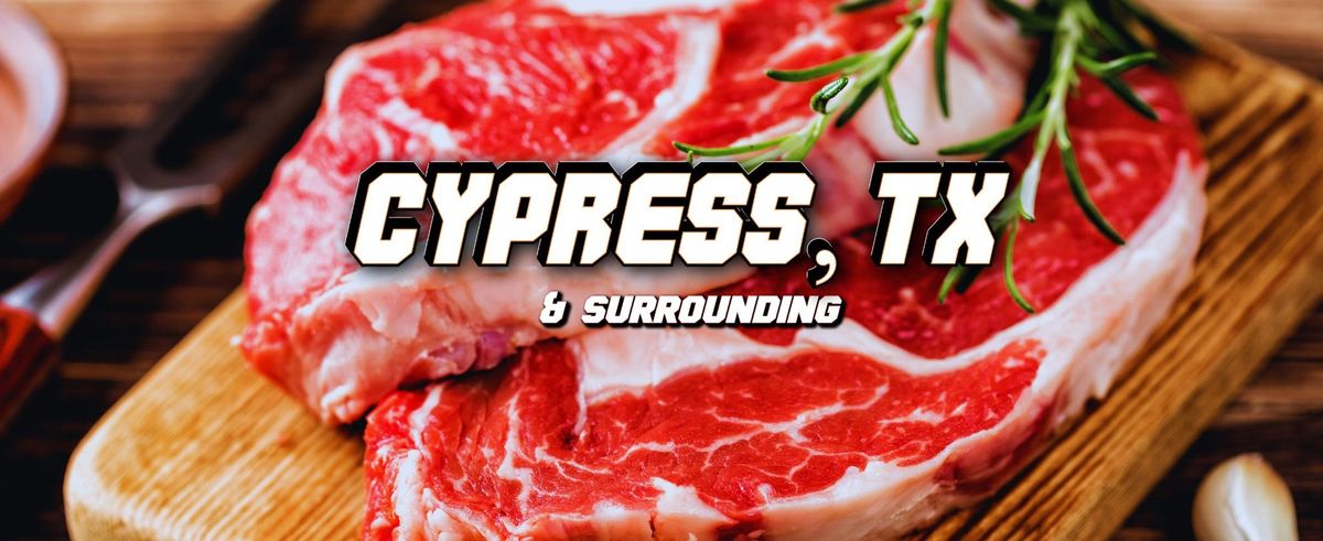 Cypress, TX & Surrounding, 20 Ribeyes $40, 40% off Steak, Chicken, Seafood, & More! MEGA SALE!