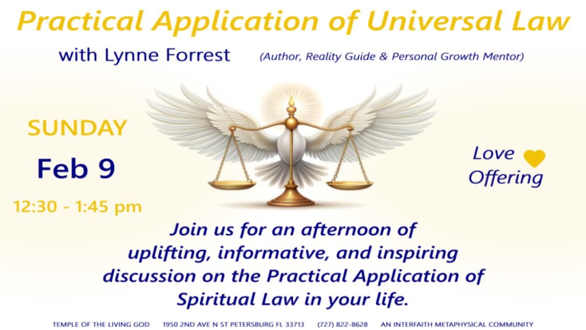 Practical Application of Universal Law - Discussion Group