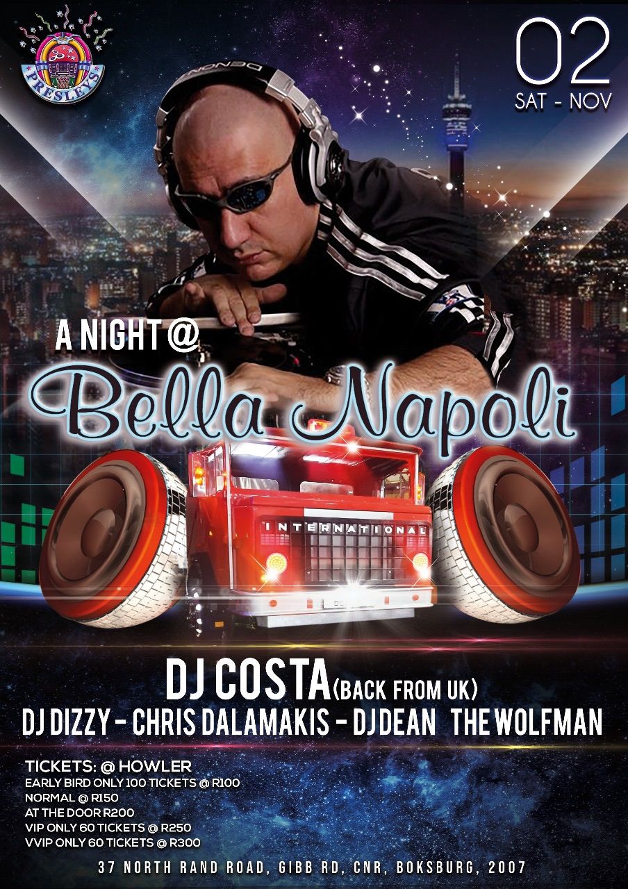 \ud83d\udd25\ud83d\udd25 \ud83d\udd25\ud83d\udd25\u201dA NIGHT @ BELLA NAPOLI\u201d\ud83d\udd25\ud83d\udd25 \ud83d\udd25\ud83d\udd25