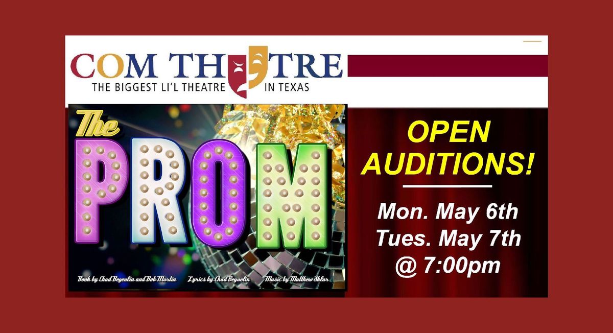 OPEN AUDITIONS - The Prom