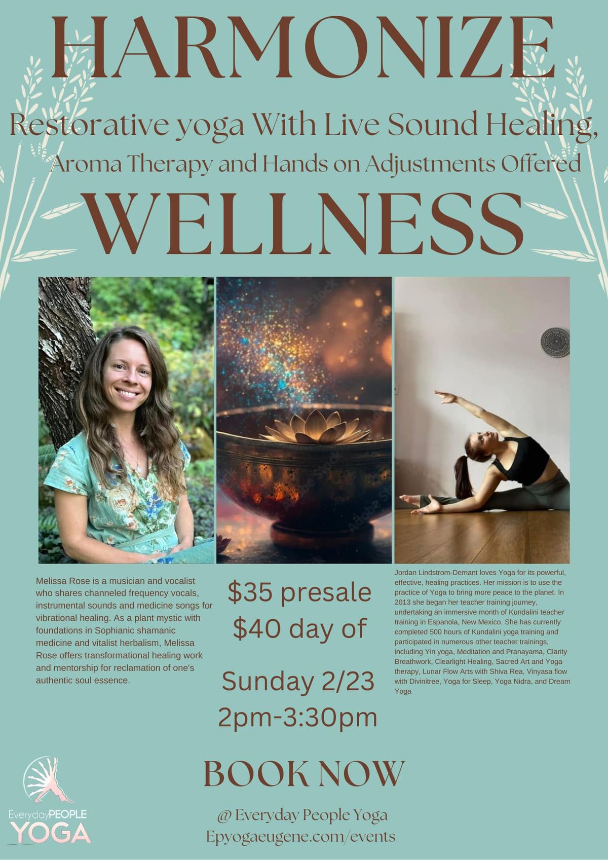 Restorative Yoga and Live Sound Healing