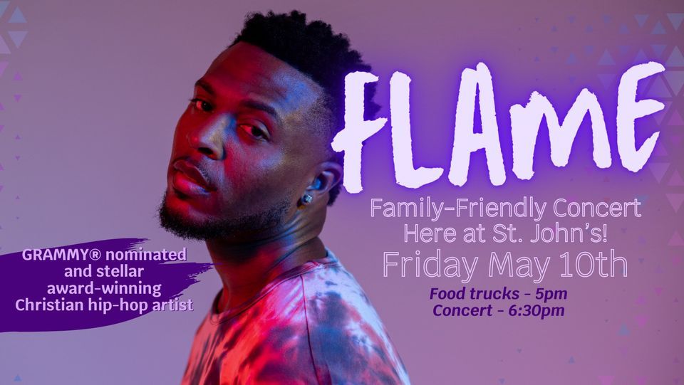 Christian Rapper Flame is Coming to St. John's!