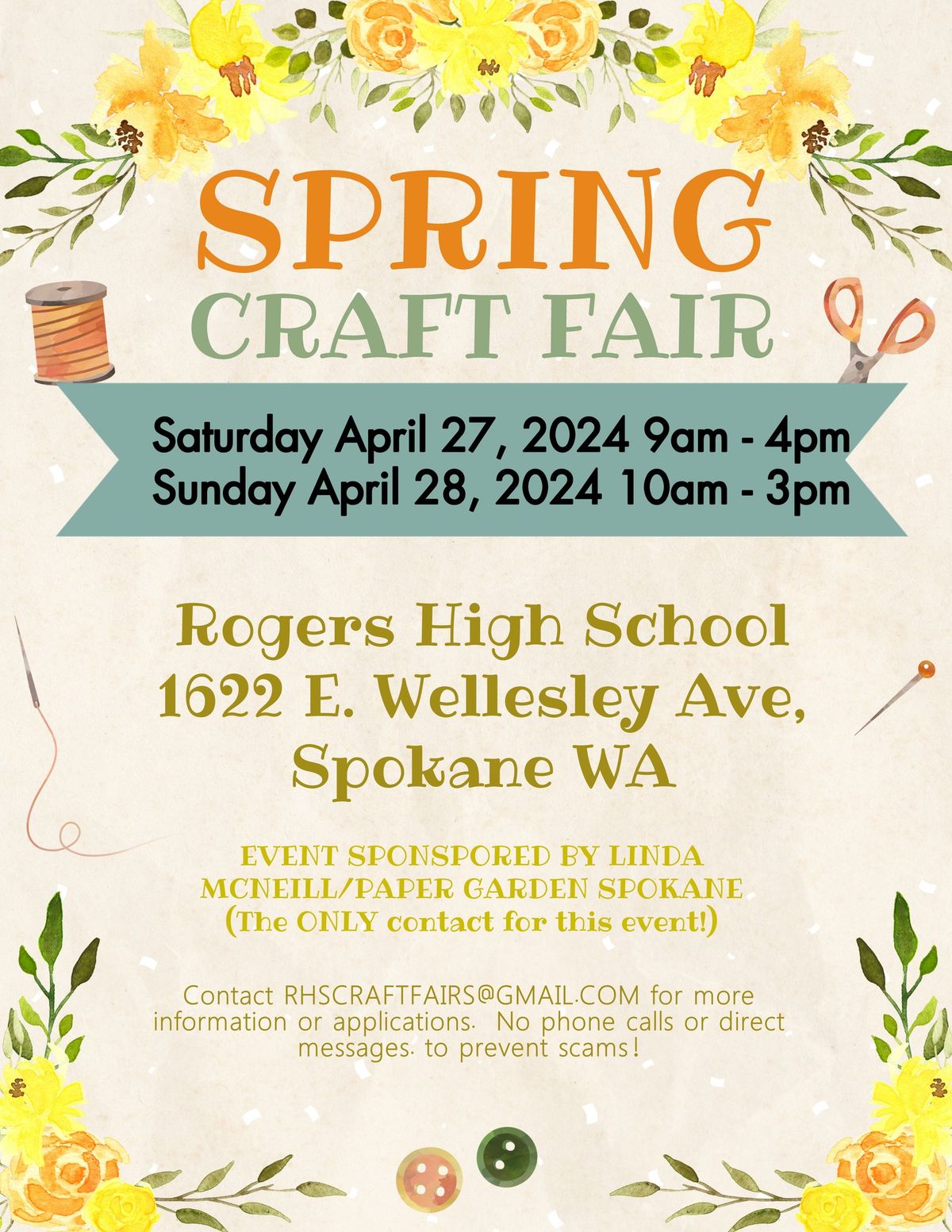 Rogers HS Spring Craft Fair