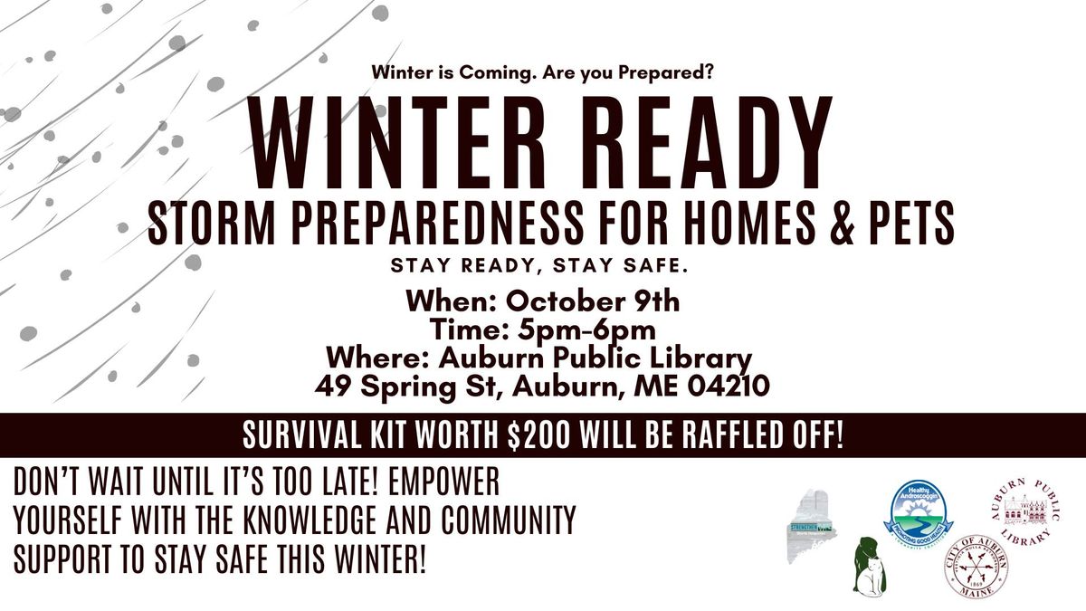 Winter Ready: Storm Preparedness for Homes & Pets