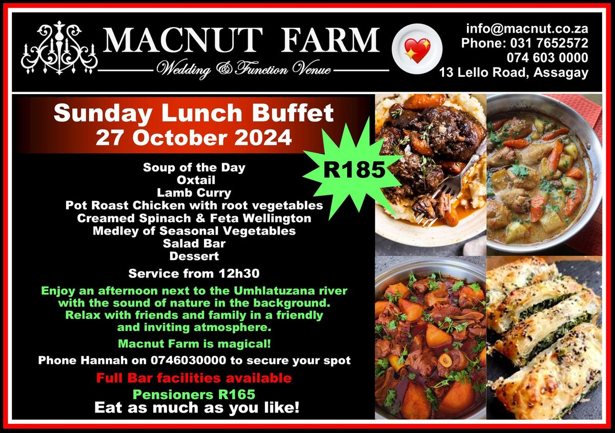 Sunday Lunch at Macnut Farm