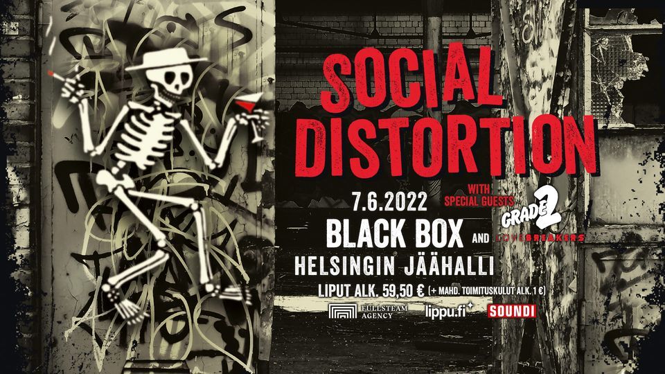 Social Distortion Black Box, J\u00e4\u00e4halli Helsinki 7.6.2022