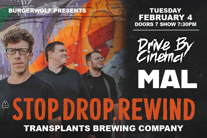 FREE SHOW: Stop. Drop. Rewind \/ Drive By Cinema \/ MAL