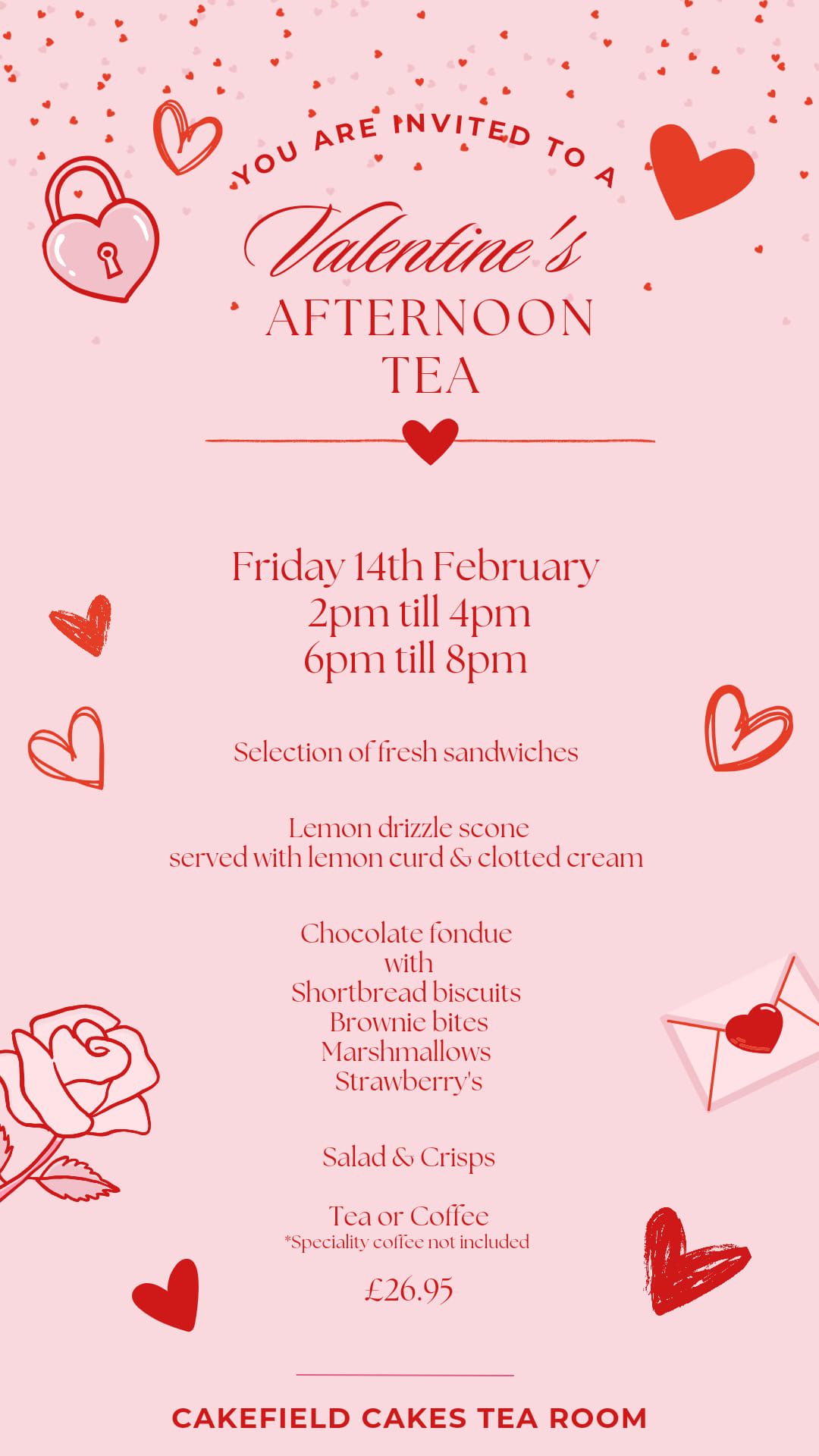 Valentines Afternoon Tea 