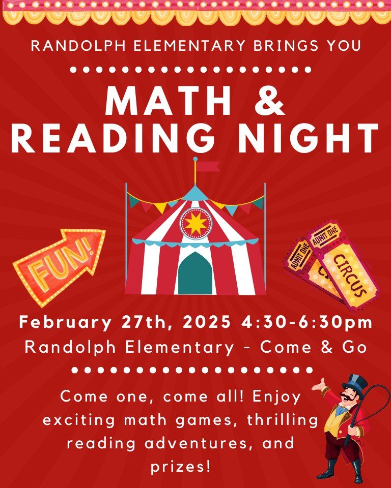 Math and Reading Night!