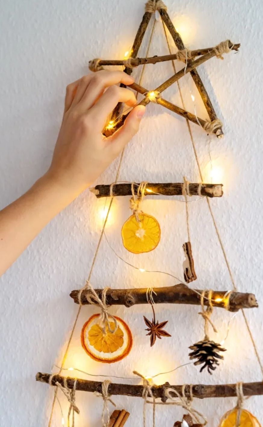 Rustic Yule Tree Decoration Craft Workshop