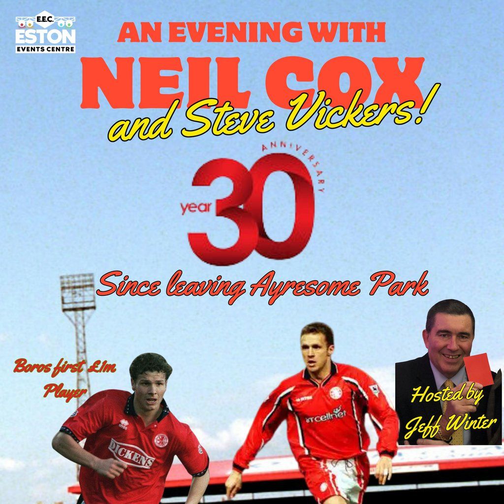 An Evening with Neil Cox and Steve Vickers Hosted by Jeff Winter